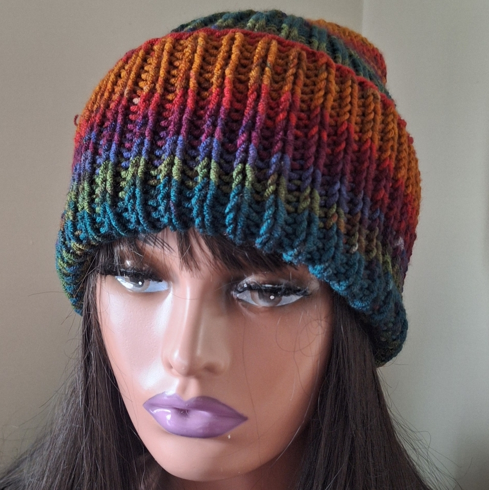 Multicolor Striped Knit Balaclava - Picture 8 of 8
